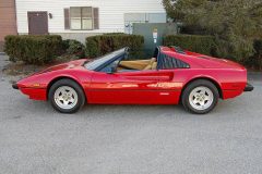 Ferrari 308 GTS QV Quattrovalvole Red 1983 Driver Side View