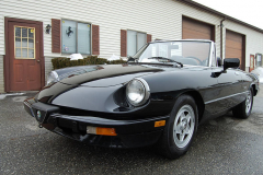 Alfa Romeo Spider Veloce Black 1987