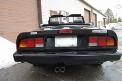 Alfa Romeo Spider Veloce Black 1987 Rear View