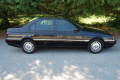 Alfa Romeo 164 LS Black 1995 Passenger Side View