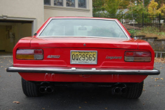 DeTomaso Longchamp Red 1976 Rear View