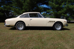 Ferrari 330 GT 2 Plus 2 Two Headlight White 1966 Passenger Side View