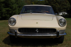 Ferrari 330 GT 2 Plus 2 Two Headlight White 1966 Front View