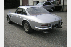 Ferrari 330 GTC Silver 84000 Kilometers 1967 Rear View