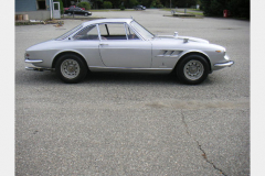 Ferrari 330 GTC Silver 84000 Kilometers 1967 Passenger Side View