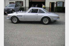 Ferrari 330 GTC Silver 84000 Kilometers 1967 Driver Side View