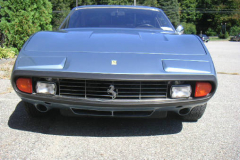 1972 Ferrari 365 GTC 4 Blue Front View