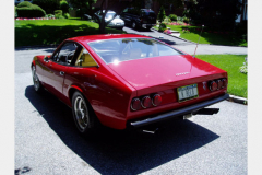 Ferrari 365 GTC 4 Red 60000 Miles 1972 Rear View