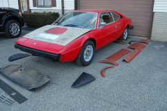 Ferrari 308 GT4 Red 1975 Front View