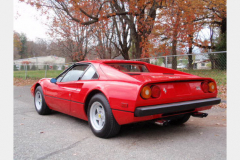 Ferrari 308 GTB Fiberglass 1978 Rear Drivers Side View