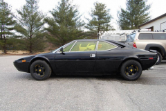 Ferrari 208 GT4 Black 1978 Driver Side View