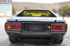 Ferrari 208 GT4 Black 1978 Rear View