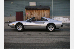 Ferrari 308 GTS Silver 25000 Miles 1979 Drivers Side View