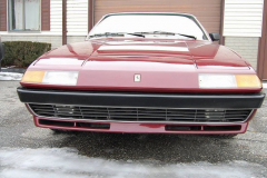 Ferrari 400i 5 speed Burgundy 1980 Front View