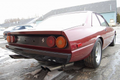 Ferrari 400i 5 speed Burgundy 1980 Passenger Side View