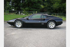 Ferrari 308 GTBi Black 1981 Driver Side View