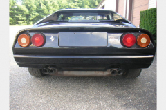 Ferrari 308 GTBi Black 1981 Rear View