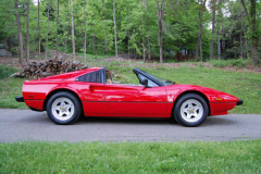 Ferrari 308 GTSi Red 1981 Passenger Side View