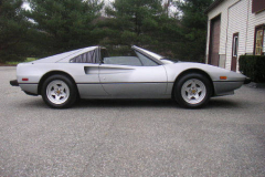 Ferrari 308 GTSi Silver 35000 Miles 1981 Passenger Side View