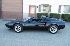 Ferrari 308 GTSi Black 1982 Driver Side View