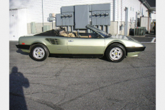 Ferrari Mondial Cab Green 24000 Miles 1983 Passenger Side View