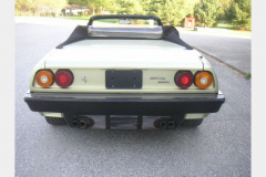 Ferrari Mondial Cab Green 24000 Miles 1983 Rear View