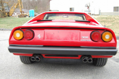 Ferrari 308 GTS QV Red 1984 Rear View