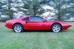 Ferrari 308 GTS QV Red 1984 Passenger Side View