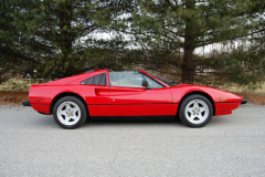 Ferrari 308 GTS Red 1984 Passenger Side View