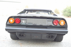 Ferrari 308 GTS QV Black 1985 Rear View