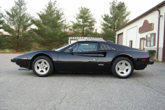 Ferrari 308 GTS QV Black 1985 Driver Side View