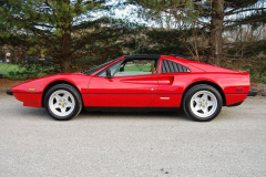 Ferrari 308 GTS QV Red 1985 Driver Side View