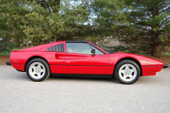 Ferrari 308 GTS QV Red 1985 Passenger Side View