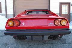 Ferrari 308 GTS QV Red 1985 Rear View