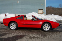 Ferrari 308 GTS QV Red 1985 Passenger Side View