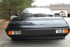 Ferrari Mondial Cab Black 1985 Front View