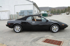 Ferrari Mondial Cab Black 1985 Passenger Side View