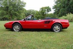 Ferrari Mondial Cab Convertible Red 1986 Driver Side View