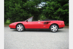 Ferrari Mondial Cab Red 52000 Miles 1986 Driver Side View