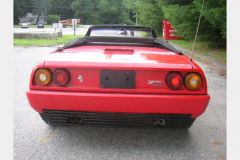 Ferrari Mondial Cab Red 52000 Miles 1986 Rear View