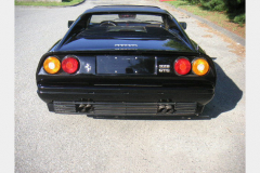 Ferrari 328 GTS Black 1987 Rear View