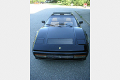 Ferrari 328 GTS Black 1987 Front View