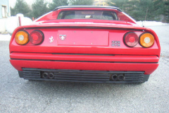 Ferrari 328 GTS Red 1988 Rear View