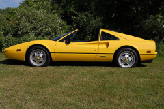 Ferrari 328 GTS Yellow 1989 Driver Side View