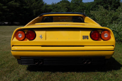 Ferrari 328 GTS Yellow 1989 Rear View