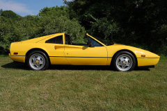 Ferrari 328 GTS Yellow 1989 Passenger Side View