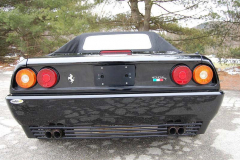 Ferrari Mondial T Cab Black 1990 Rear View