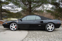 Ferrari Mondial T Cab Black 1990 Driver Side View