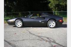 Ferrari 328 GTS Black 1986 Driver Side View