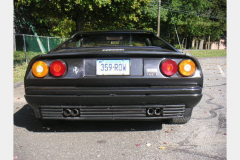 Ferrari 328 GTS Black 1986 Front View